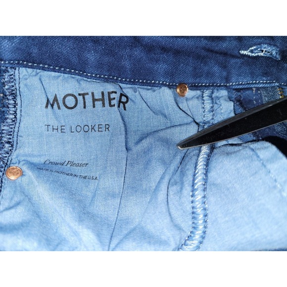 Mother Women's High Waisted Looker Ankle Length Jeans Size 25 Medium Wash - Picture 5 of 8